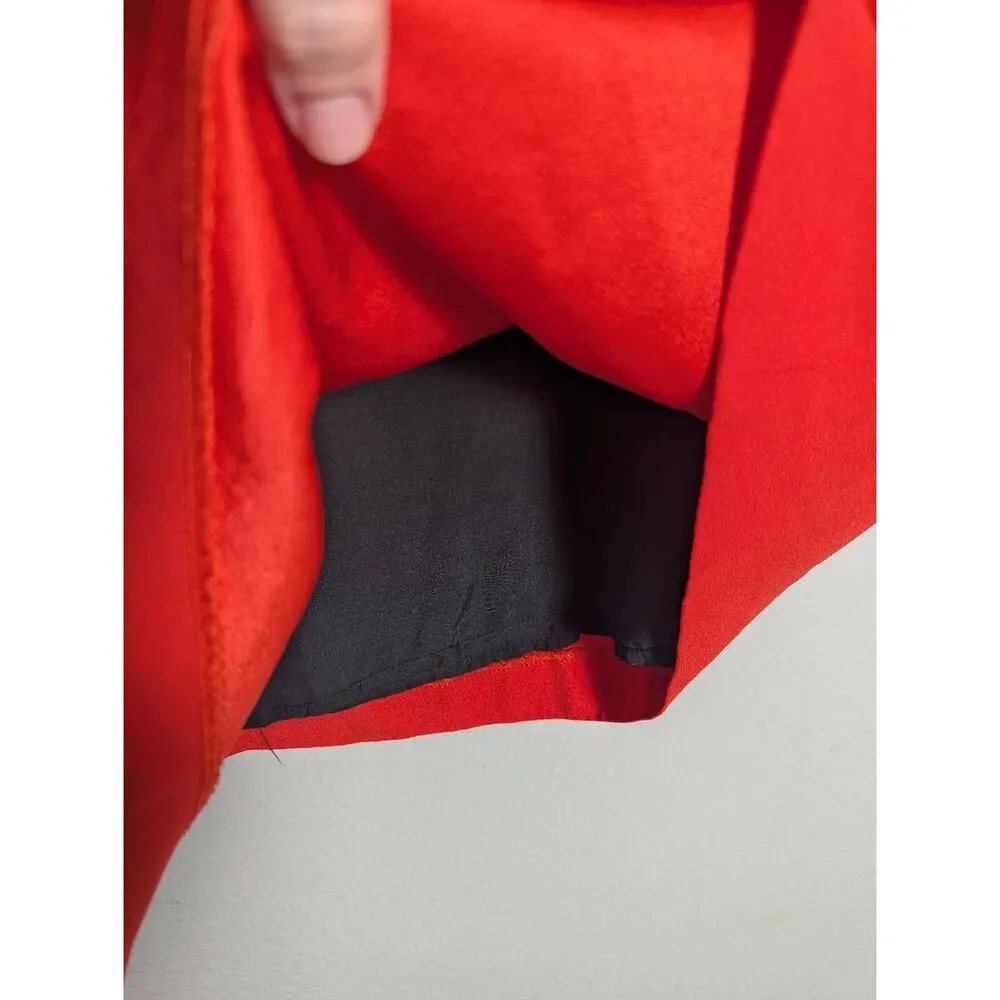 Rag & Bone Lodwick red & black colorblock sleeveless mini dress womens 4